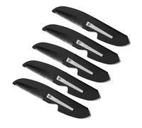 Gogogmee 5pcs Travel Mustache Comb Plastic Portable Folding Beard Comb for Men Hair Styling Grooming Tool in Pocket for Oil Hair Care