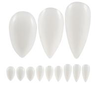 Gogogmee 6 Pairs Halloween Vampire Fake Teeth with Lifelike Cosplay Fangs for Devil and Vampire Costume Party Prop for Halloween Masquerade and Role Play