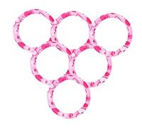 Gogogmee 6 Pcs Elastic Hair Ties for Women and Girls High Elasticity Printed Hair Bands Cute Ponytail Holders Soft and Sturdy for Daily Use