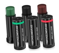 Gogogmee 6 Pcs Eye Black Sticks for Athletes Sweat-resistant Sports Face Paint Multi-color Makeup Sticks for Football Soccer Baseball Easy to Remove for Game Focus