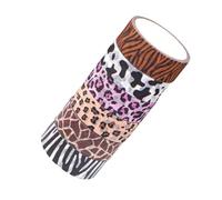 Gogogmee 6 Rolls Animal Print Washi Tape Set Premium Paper Scrapbook Adhesive Tapes Leopard Cow Giraffe Patterns DIY Decorative Stickers for Journals Wrapping