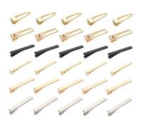 Gogogmee 60pcs Diy Hairpins Metal Clips for Crafting Elegant Design for Parties Daily Wear Ceremonies Suitable for Thick Thin Hair Handmade Accessories for Women and Girls