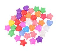 Gogogmee 60Pcs Ocean Balls Star Heart Shapes for Playtime for Ball Pits Play Tents and Pools Enhances Hand Eye Coordination Grasping Skills