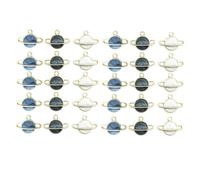 Gogogmee 60pcs Planet Charms Alloy DIY Pendant for Jewelry Making for Necklaces Bracelets Keychains and Scrapbooking Projects Lightweight and Smooth Surface