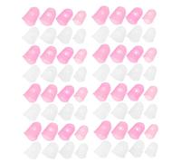 Gogogmee 64pcs Silicone Guitar Fingertip Protectors for Finger Relief Non Slip Breathable Finger Guards Compatible with Guitar Ukulele Bass Lightweight for Practice and Performance