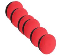Gogogmee 6pcs Aluminum Alloy Bike Crankset Dust Cover Red Center Shaft Cap for Mountain and Road Bikes Protective Hollow Crank Protector Lightweight