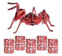 Gogogmee 6pcs Ant Puzzle Stem for Preschool Cardboard Insect Model Educational Kit for Science Learning Biology Engineering Craft Activity for Boys