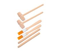 Gogogmee 6pcs Archaeological Excavation Tool Dinosaur Digging Kit for Includes Wood Hammer Brush and Educational for Fine Motor Skills and Curiosity Development
