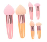 Gogogmee 6pcs Beauty Sponge of Makeup Sponge Puff Blending Applicator Make up Blender for Foundation Great for Facial Cushion and Blending Brush for Makeup