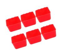 Gogogmee 6pcs Bird Water Dispenser Rabbit Food Bowl Pet Feeding Cup Versatile Bowl for Birds Rabbits Puppies Easy Hanging Pet Nutrition