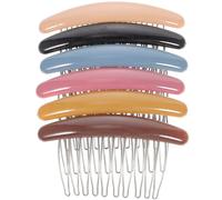 Gogogmee 6Pcs Decorative Hair Side Combs Non-slip Lightweight Hair Accessories for Women and Multi-color for Wedding Party Daily Wear Easy to Use and Secure Hold