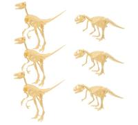Gogogmee 6PCS Dinosaur Fossil Digging Kit for Boys and Girls DIY Dinosaur Bones Assembly Toy Educational STEM Activity for Toddlers Realistic Skeleton Models