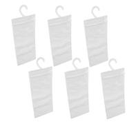 Gogogmee 6pcs Disability Placard Holder with Hook Ultra Transparent Auto Permit Sleeve for Car Visor Compact and Lightweight Protective Cover for Parking and Handicap Badges