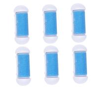 Gogogmee 6Pcs Electronic Foot File Replacement Heads for Callus Remover Curved Pedicure Rollers for Dead Skin Removal Professional Foot Care Accessories
