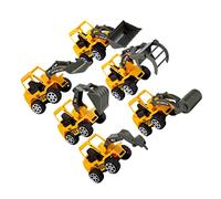 Gogogmee 6Pcs Engineering Car for Construction Vehicle Kit Promotes Creativity and Social Skills Birthday for Boys and Fun Digger and Truck