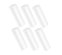 Gogogmee 6pcs Foam Cylindrical Decoration Floral Foam Shapes Modeling Rods Cylinder Ornament DIY Modeling Tube Shapes Craft Decorations Floral Ornaments White