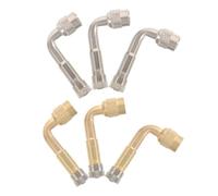 Gogogmee 6pcs Heavy Duty Right Angle Metal Valve Stem Extensions Tire Valve Extenders for Cars Motorcycles Bicycles and Strollers Wear Resistant