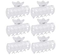 Gogogmee 6Pcs Hot Roller Clips Durable Hair Curler Claw Clips Lightweight Portable Styling Tool for Waves Suitable for All Hair Types