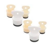 Gogogmee 6Pcs Hot Water Bottle Caps Replacement Set with Sealing Plugs and Rubber Washers, Universal Hot Water Bag Stopper for Winter Cold Therapy and Leakproof Relief