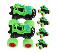 Gogogmee 6pcs Inertia Powered Off Road Car Pull Back Push Go Vehicles for Realistic All Terrain Model Cars for Indoor Outdoor Play Birthday Party Supplies