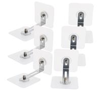 Gogogmee 6Pcs Large Self Adhesive Tip Furniture Anchors Proofing Kit for Cabinet Bookcase Dresser Shelf Wall Secure Fixers Prevent Tipping Safety