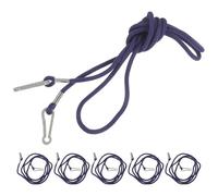 Gogogmee 6pcs Mitten Clips with Lightweight Nylon Neck Lanyard Strap Anti-loss Glove Holder for Boys Outdoor Winter Skiing Cold Weather
