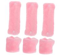 Gogogmee 6pcs No Heat Coral Fleece Hair Curlers for Sleeping Soft Flexible Rollers Natural Wave Styling Tool Portable Lightweight Hair Rollers for Gentle Curls