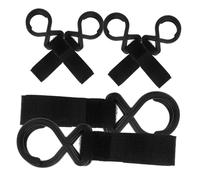 Gogogmee 6Pcs Nylon Stroller Hooks for Bags Hanging Hooks No Drilling Required Multi Functional Pram Accessories Easy Installation and Portable Black
