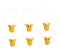 Gogogmee 6pcs Realistic Duck Nose Props Vinyl Material Portable Party Costume Accessories for Halloween Birthdays Masquerades Circus Dress Up