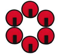 Gogogmee 6pcs Red Fishing Lure Covers Bait Keeper Hook Protector Waterproof Sleeve Fishing Lure Wraps for Outdoor Rod Storage and Winter Shield