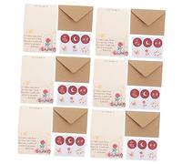 Gogogmee 6pcs Romantic Landscape Message Cards Premium Paper Birthday Greeting Cards for Wedding Party Supplies with Chic Design and Smooth Writing Surface Friends and Loved Ones
