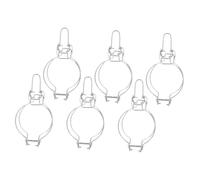 Gogogmee 6pcs Stainless Steel Spring Wire Clamp Canning Jars Wide Mouth Sealed Buckle Fastenings Leakproof Glass Storage Accessories for Kitchen Food Preservation