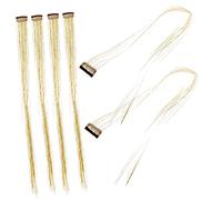 Gogogmee 6pcs Tinsel Hair Extensions Kit Glitter Fairy Hair Tinsel for Styling Easy to Apply