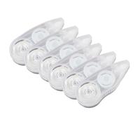 Gogogmee 6Pcs Transparent Correction Tapes Portable Adhesive Correction Tape for Students Office School Use Easy-use Compact Dispenser for Quick Mistake Fixing and Rewriting