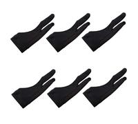 Gogogmee 6pcs Two-Finger Gloves for Drawing Sketching Painting Comfortable Fit for Wide Range of Hand