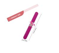 Gogogmee 6pcs Unicorn Silicone Slap Bracelets Glow Wrist Bands Lightweight Decorative Party Gifts for Boys Snap Wristbands