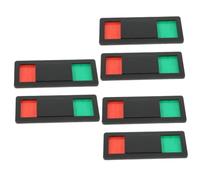 Gogogmee 6pcs Vacant Occupied Toilet Slide Sign Privacy Sign for Bathroom Doors Easy to Clean for Restrooms and Offices