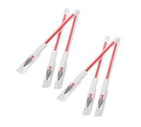 Gogogmee 6pcs Waterproof Beauty Positioning Pens Temporary Tattoo Marking Pens Red for Makeup, Eyebrow Mapping Tool for Stage Performances, Weddings, and Daily Use