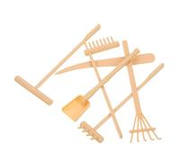 Gogogmee 6Pcs Yellow Zen Garden Rakes Sand Tray Tools for Desk Meditation Stress Relief and Creative Sand Drawing Accessories for Zen Garden Decorations