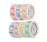 Gogogmee 7 Rolls Day of Week Dot Stickers Self Adhesive Weekday Labels for Food Packaging and Inventory Management in Hotels Bakeries Restaurants Commercial Kitchens Coated Paper