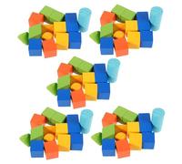 Gogogmee 70pcs Geometric Solids Educational Math Manipulatives for Elementary Creative Spatial Reasoning Building Shapes Classroom Geometry Sensory for Early Learning
