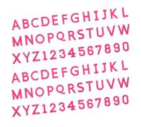 Gogogmee 72pcs Embroidery Alphabet and Patches Sew Iron Polyester Letters A-z DIY Clothes Hats Bags Jackets Applique for Creative Decoration