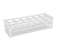 Gogogmee 751-Hole Quartz Cuvette Rack 12-Place 10mm Acrylic Micro Cuvette Storage Stand Laboratory Tube Holder for Chemistry Biology Research and Educational Use