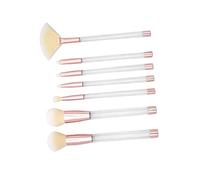 Gogogmee 7pcs Makeup Brush Set Face Style Concealer Brush Clear Makeup Kits Mat Powder Transparent Applicator Eyeshadow Suit Empty Handle DIY Makeup Holder Tubes Travel Kit Make up Kit