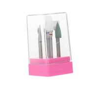 Gogogmee 7Pcs Manicure Pedicure File Bit Set with Tungsten Grinding Heads Alloy Ceramic Nail Drill Bits for Natural and Gel Nails Beginners and Professionals