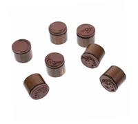 Gogogmee 7pcs Wooden Stamp Set Moon Theme Retro Rubber Stamps for Scrapbooks and Writing Letters, Creative Fashion Style with Repeated Use and Beautiful Pattern Making Style