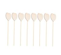 Gogogmee 8 Pcs DIY Wooden Fairy Wand Sticks Hand Painting Craft Kit for Creativity Development Unfinished Heart-Shaped Fairy Sticks for Coloring and Art Projects Suitable for Flower Girl