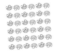 Gogogmee 800pcs Metal Flower Spacer Bead Caps for Jewelry Making Vintage Style Bead End Caps with Intricate Snowflake Pattern Easy to Install for DIY Bracelets Earrings Crafts