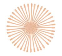 Gogogmee 800pcs Wooden Wax Sticks for Hard Wax Hair Removal, Single-Use Body Hair Waxing Applicators Flat Oval Heads (88mm), for Nose, Eyebrow, Lip and Body Waxing