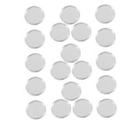 Gogogmee 80pcs Clear Small Plastic Coin Holders Round Transparent Coin Capsules for Collectors Protective Storage Containers with Smooth Edges and Dust-Sealing Design for Display and